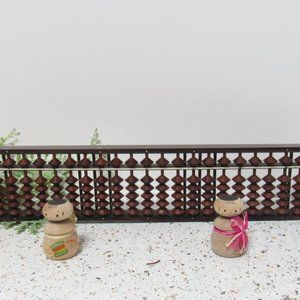 Traditional abacus, Vintage Japanese Wooden Abacus